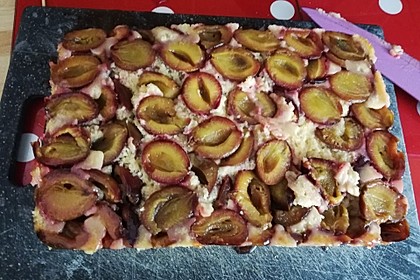 Verkehrter Pflaumenkuchen (Bild)