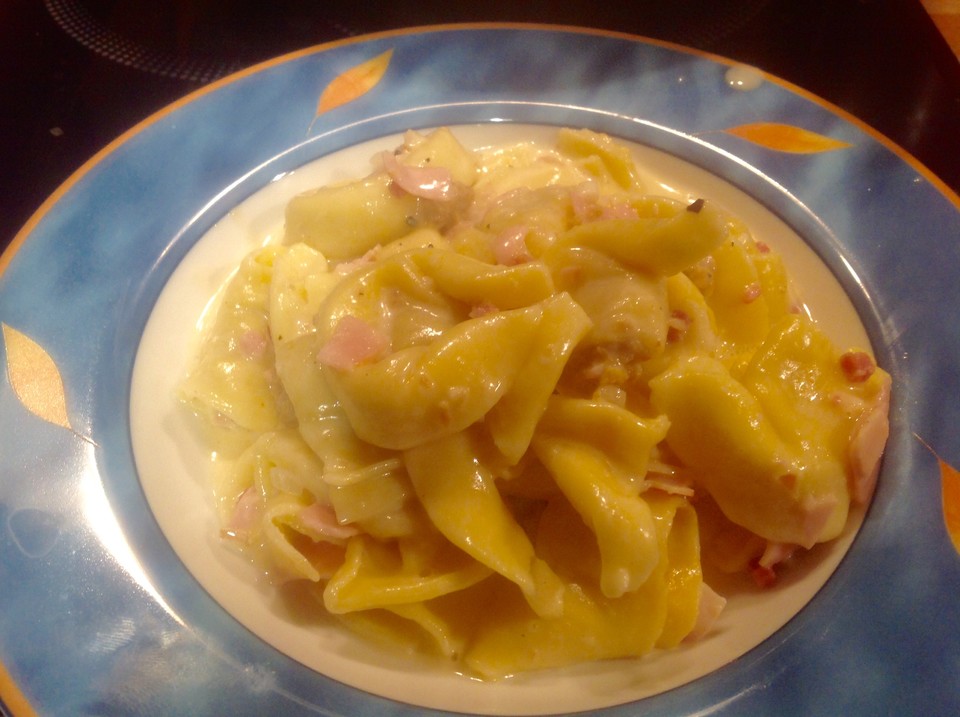 Tortellini in Schinken-Sahne Soße von CookingWunderbärchen | Chefkoch