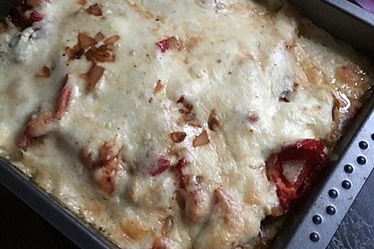 LowCarb Hähnchen-Paprika-Auflauf (Bild)