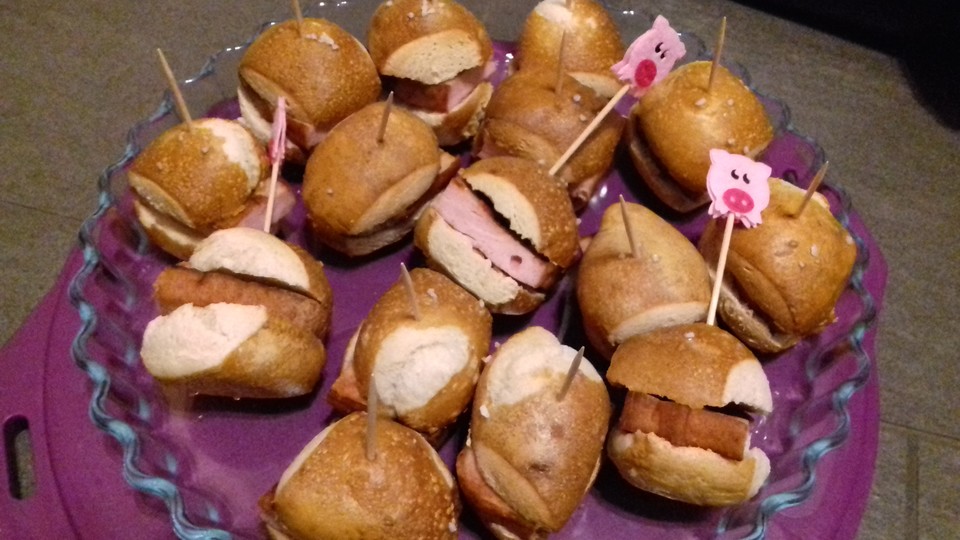 Bayern-Burger als Fingerfood von OhCinderella | Chefkoch