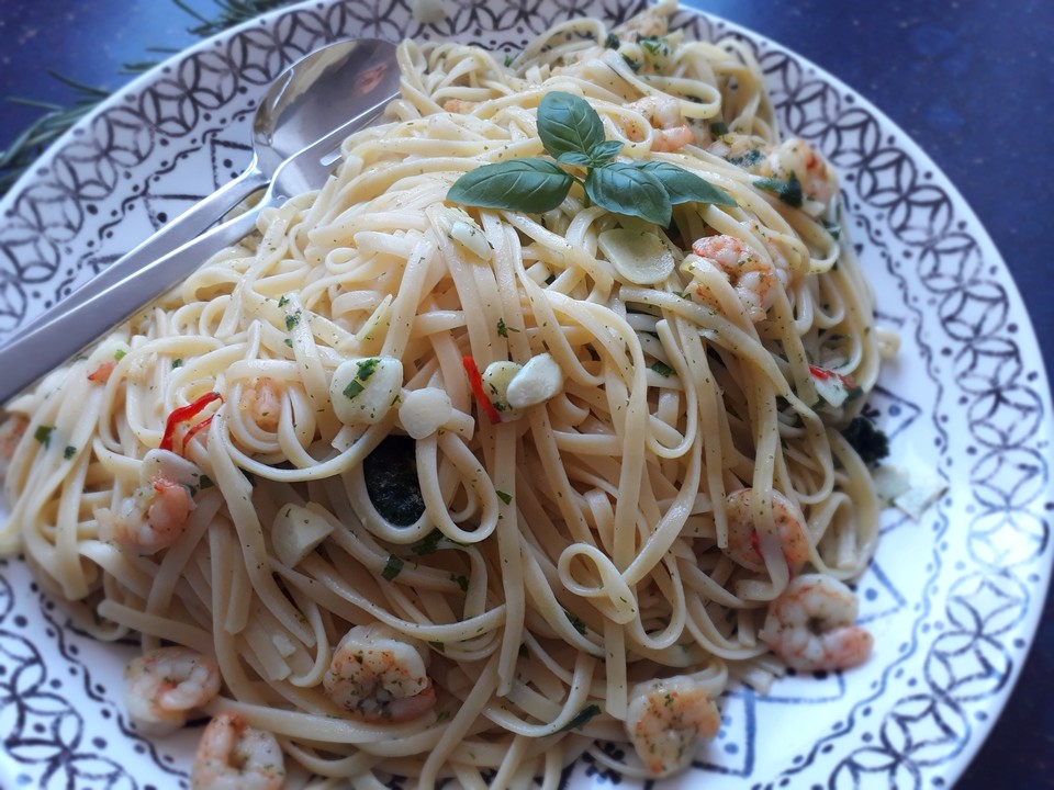 Spaghetti mit Chili-Garnelen von Paulina-Rose | Chefkoch