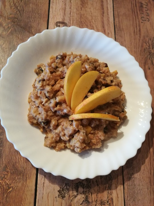 Apfel-Zimt-Porridge von JessicaWilliams | Chefkoch