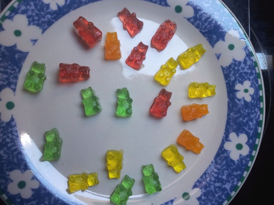 1 gummibärchen zucker