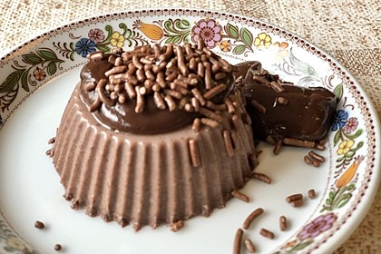 Schokoladen Panna Cotta (Bild)
