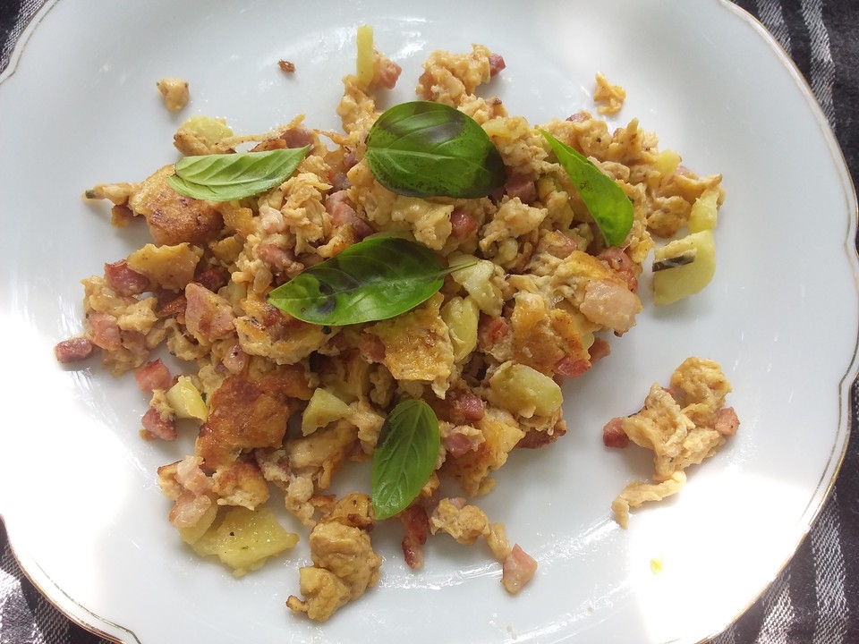 Rührei mit Apfel und Speck von Lilie09 | Chefkoch