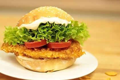Crispy Chicken Burger (Bild)