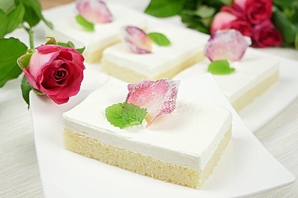 White Cake Blechkuchen (Bild)
