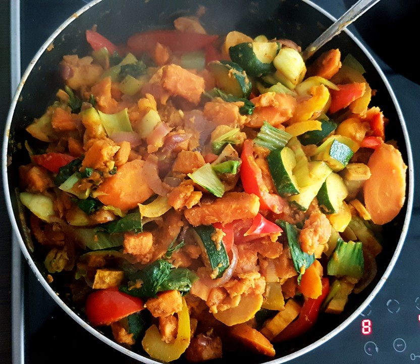 Süßkartoffel-Curry