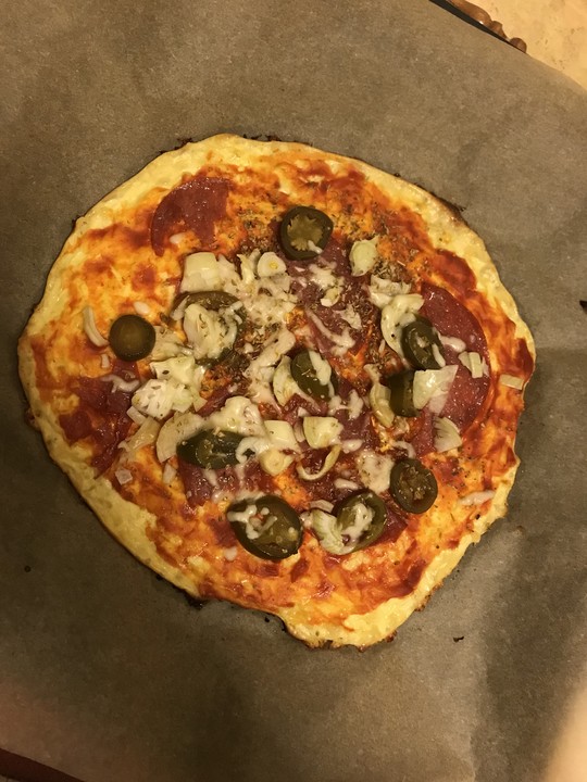 Low carb Pizza ohne Mehl von Coyolxauhquie | Chefkoch