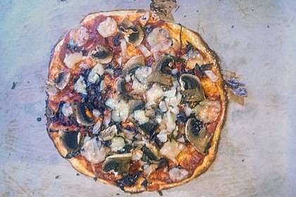 Low carb Pizza ohne Mehl (Bild)