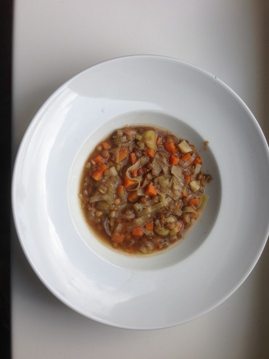 Linsensuppe ohne Fleisch und Kartoffeln von goldbubi | Chefkoch