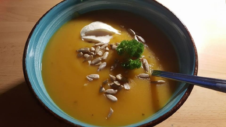 Vegane Kürbiscremesuppe von Yogina_kocht | Chefkoch