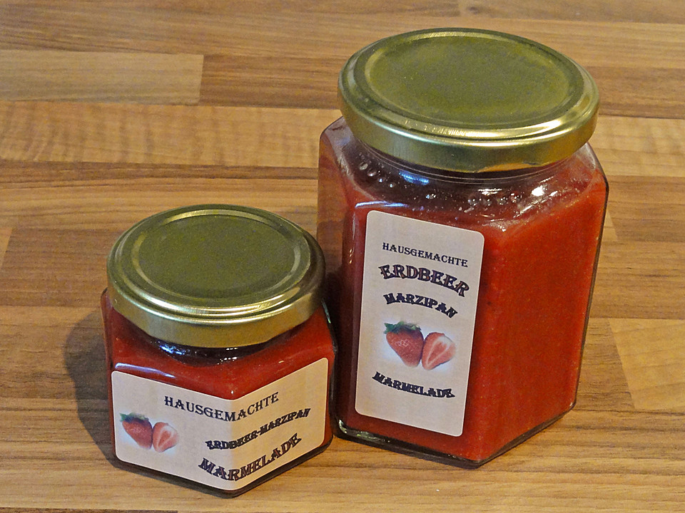 Erdbeer - Marzipan - Marmelade von renkleov | Chefkoch