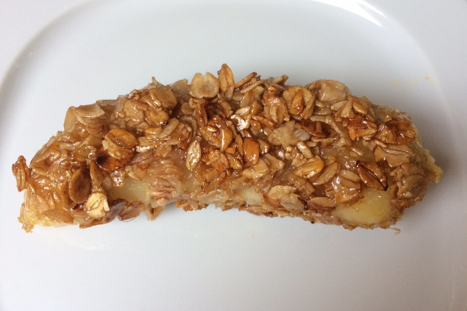 Binis gebratene Banane mit Getreideflocken von binis | Chefkoch