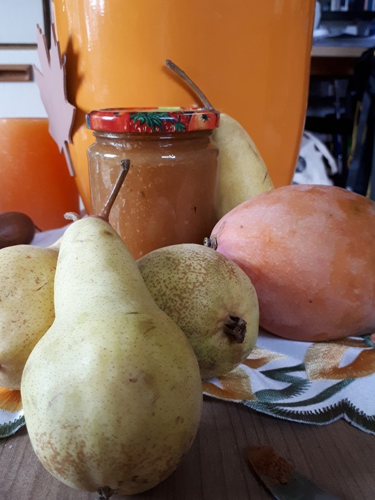 Mango-Birnen-Marmelade mit Lebkuchengewürz von Foodfan-Aqua | Chefkoch
