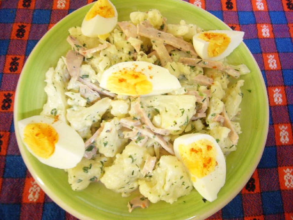 Blumenkohlsalat mit Ei von KochKurtD | Chefkoch