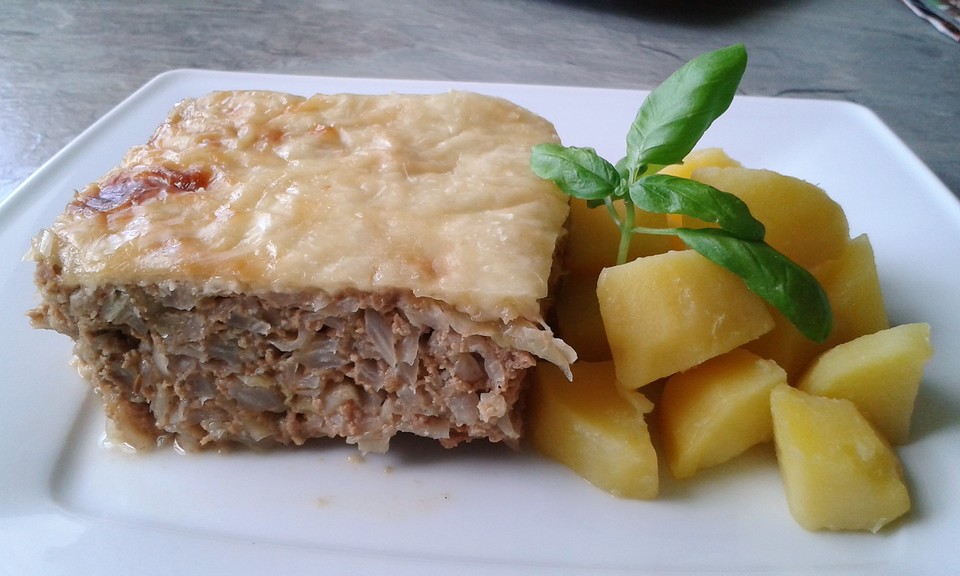 Hackfleischauflauf mit Weißkohl von He-fe | Chefkoch