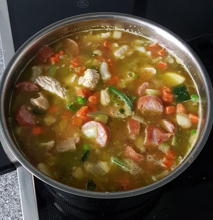 Schneller Gemüseeintopf mit Putenfleisch von groosann | Chefkoch