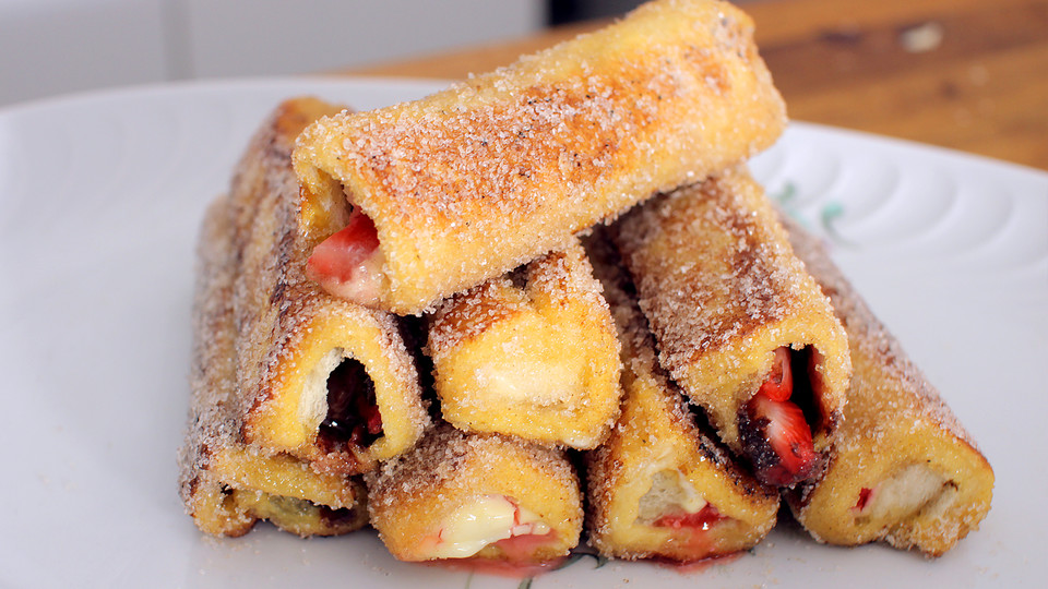 Nutella French Toast Rolls von Chefkoch