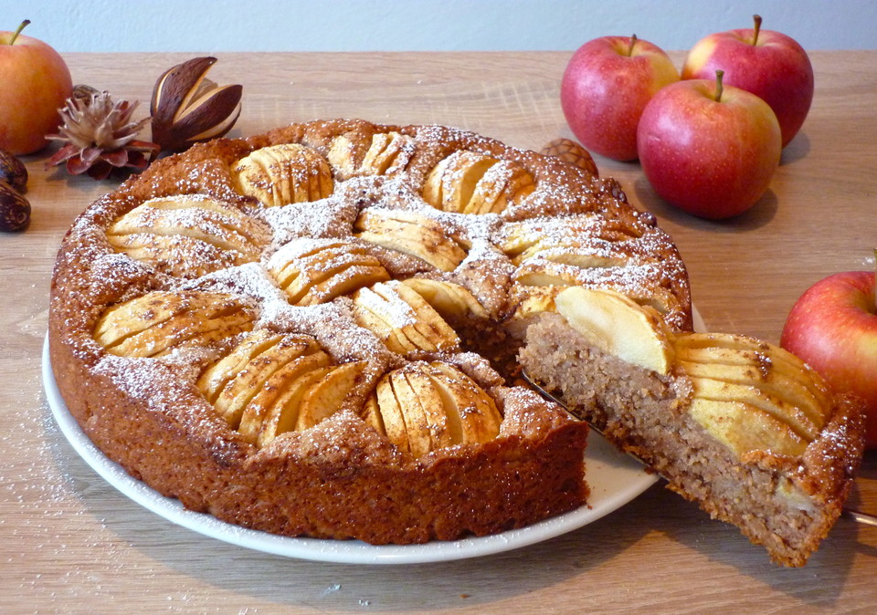 Winterlich gedeckter Apfelkuchen von Cha-Cha | Chefkoch