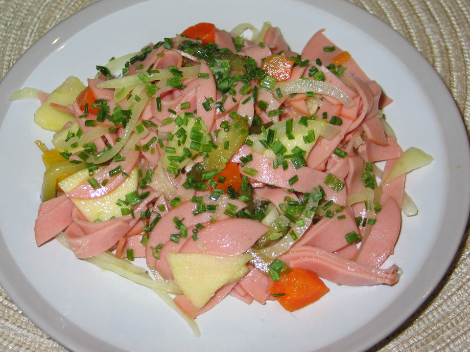 Bayerischer Wurstsalat - Ein leckeres Rezept | Chefkoch
