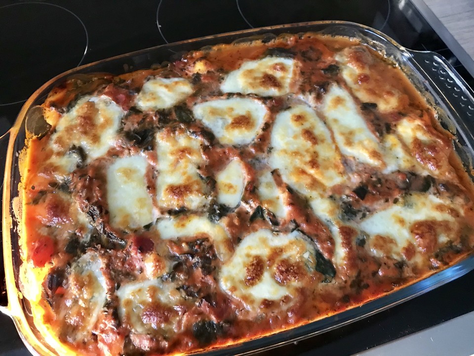 Gnocchi-Auflauf mit Spinat und Hackbällchen von RiverSong | Chefkoch
