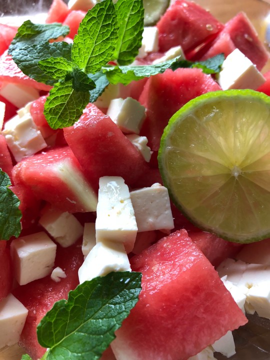 Erfrischender Melonen-Feta-Salat ohne Öl von Flight737 | Chefkoch