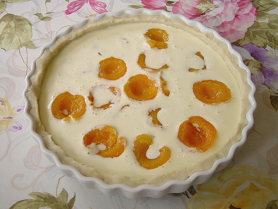 Aprikosenkuchen mit Mandelguss von Stetim | Chefkoch