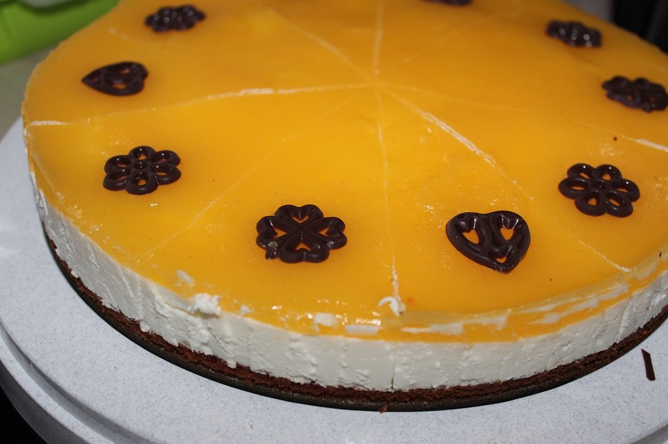 Mango-Kaki-Joghurt-Torte von Misona3 | Chefkoch