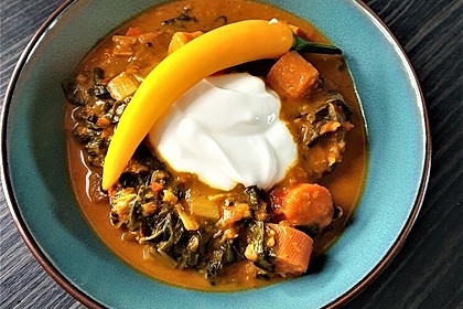 Karotten-Kürbis-Mangold-Curry (Bild)