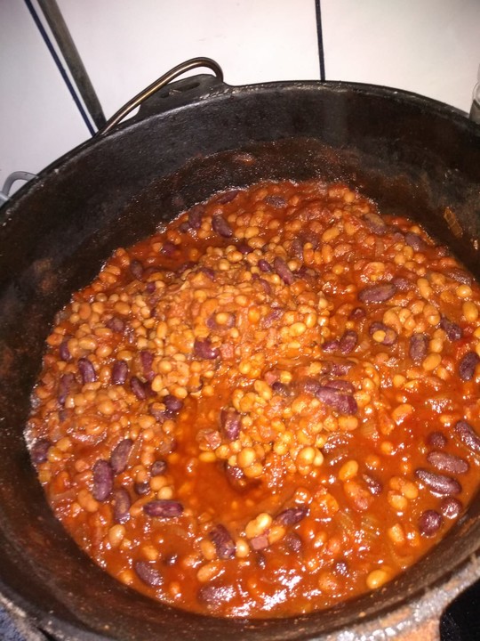 Baked Beans aus dem Dutch Oven von michi0803 Chefkoch