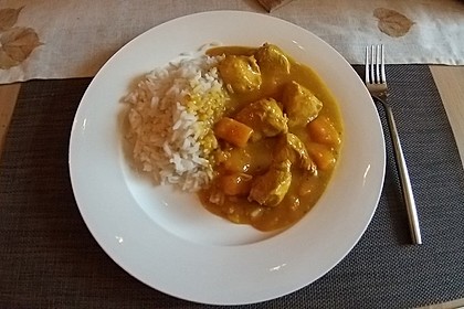 Kürbis-Hähnchen-Curry (Bild)