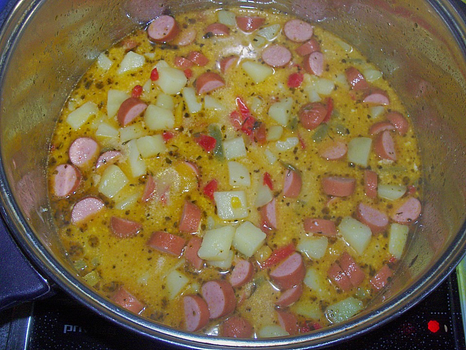 KartoffelPaprikaSuppe mit Crème fraîche von Ursula54 Chefkoch