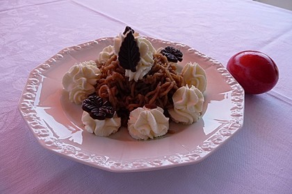 Maronendessert - Vermicelles (Bild)