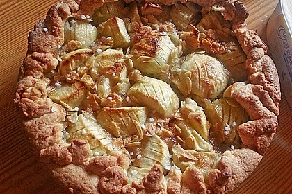 Apfelkuchen mit Mandeldecke (Bild)