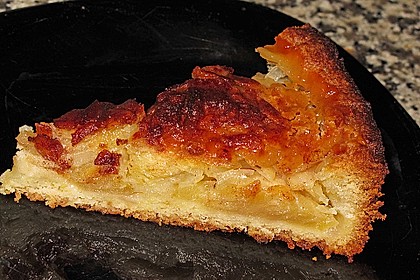 Apfelkuchen mit Mandeldecke (Bild)