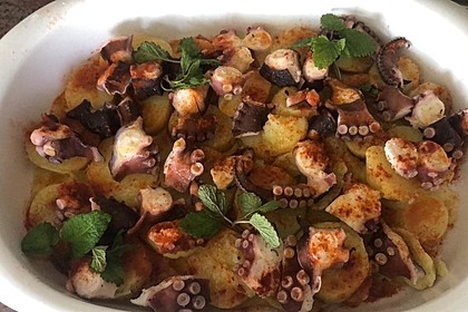 Pulpo galizische Art (Bild)