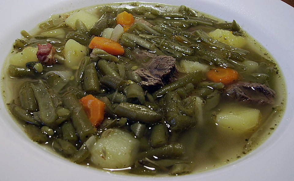 Omas grüne Bohnensuppe von msbbonn | Chefkoch