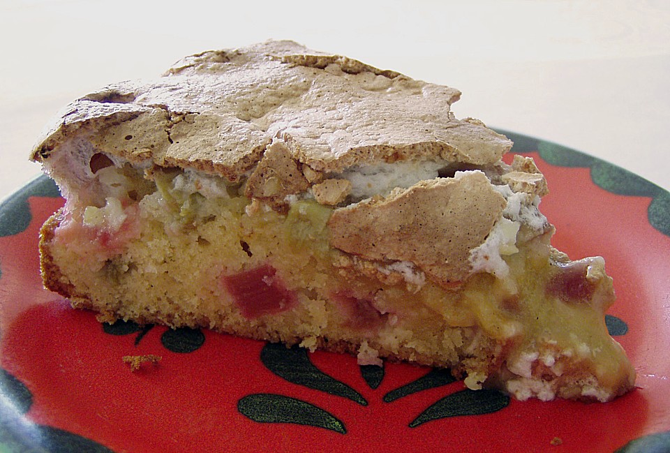 Rhabarberkuchen mit Mandelbaiser von Belico | Chefkoch.de