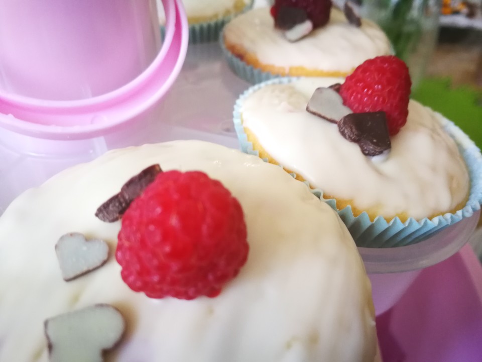 Vanille - Himbeer - Muffins von seahorse | Chefkoch