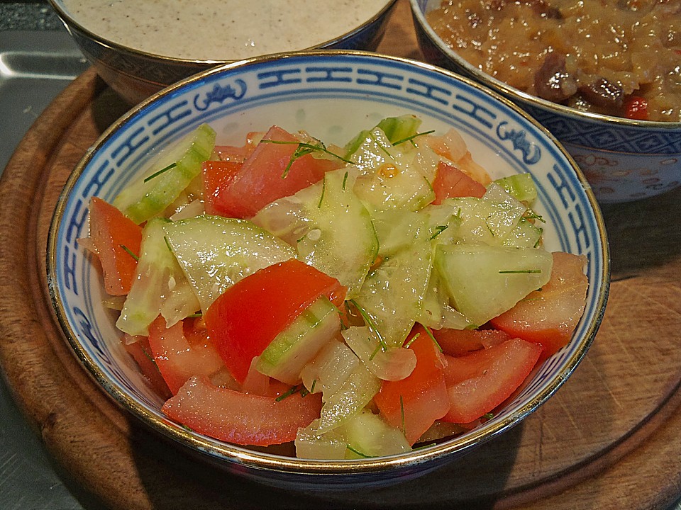 Gurken - Tomatensalat von Floehchen3 | Chefkoch