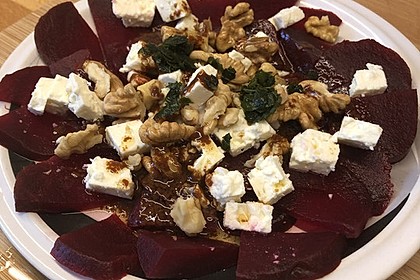 Rote Bete - Salat mit Schafskäse (Bild)