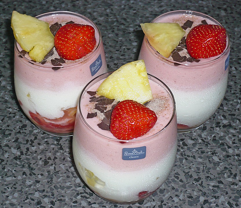 4 Schicht - Frucht - Joghurt - Dessert von BWestner | Chefkoch