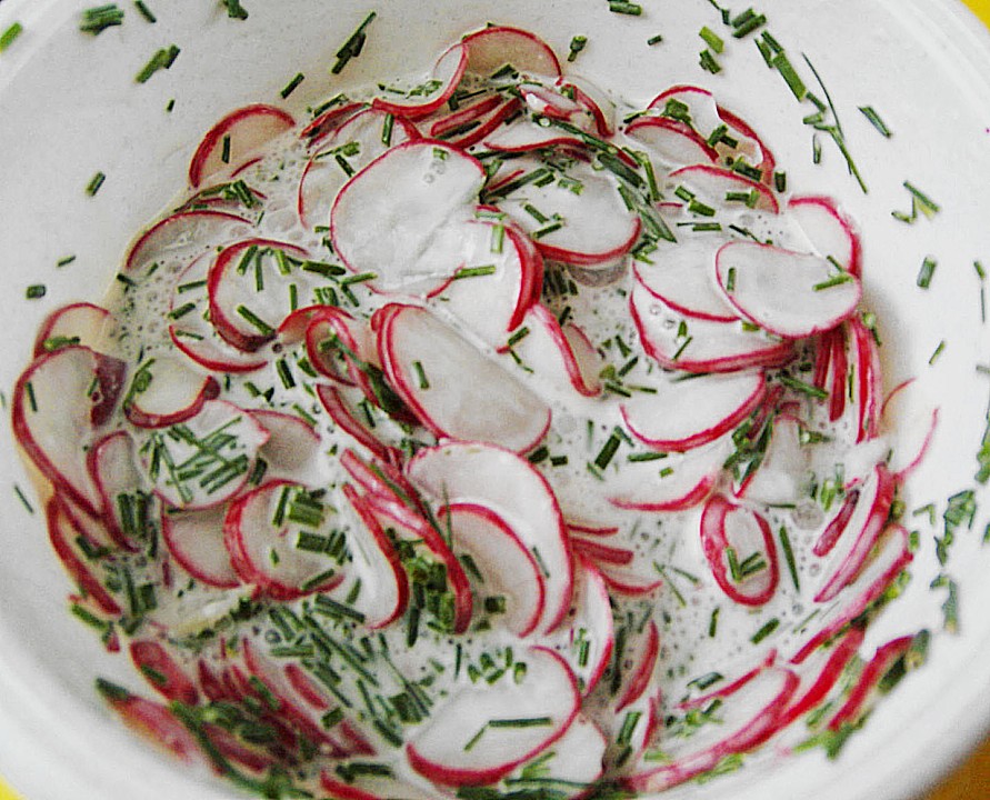 Radieschensalat mit Schnittlauch von elli_28 | Chefkoch