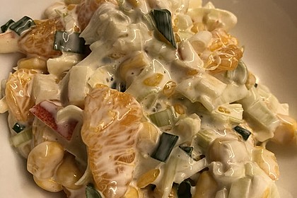 Porree - Mais - Mandarinen - Salat (Bild)
