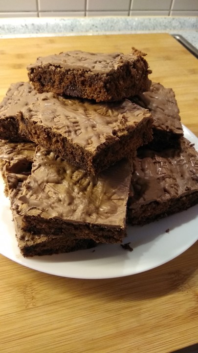 American Double Choc Brownies von daWomb | Chefkoch