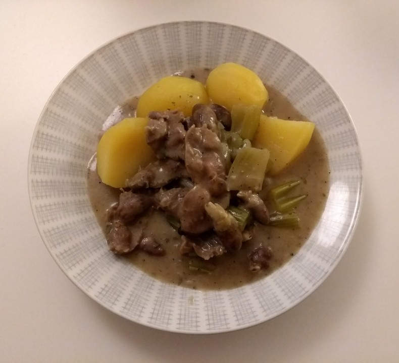 Geflügel - Herz - Magen - Ragout