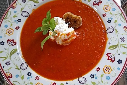 Schnelle Tomatensuppe (Bild)