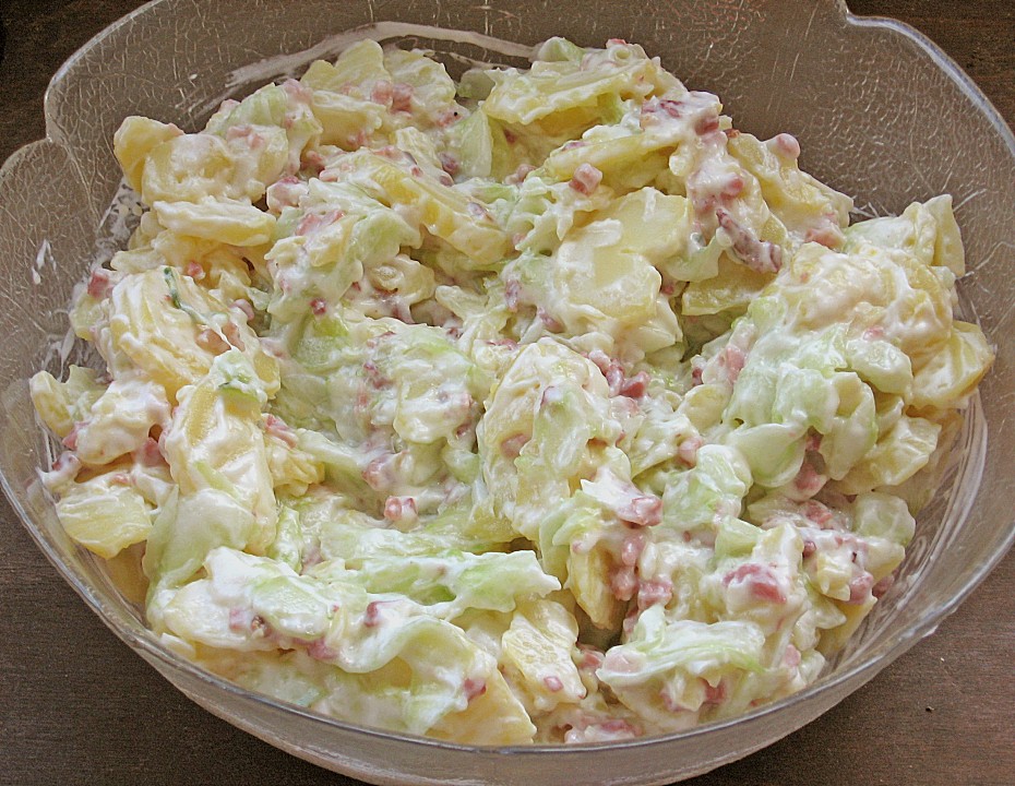 Frischer Kartoffelsalat mit Speck und Gurke von feuermohn | Chefkoch