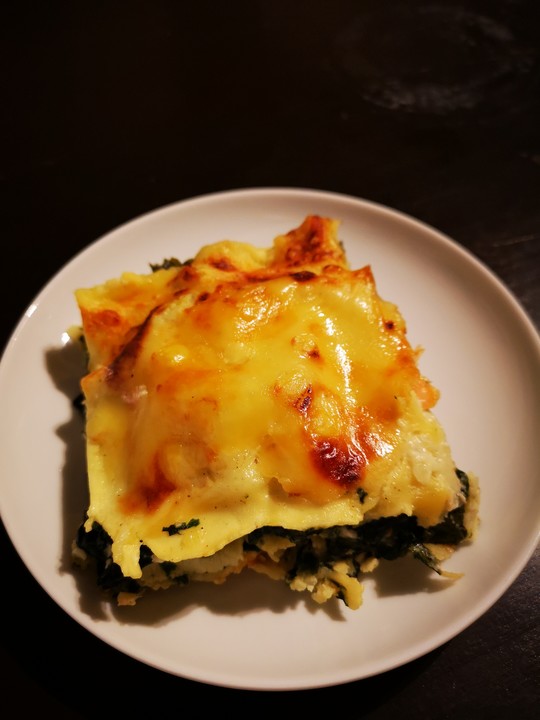 Leichte Spinat-Lachs-Lasagne von Chrissi09 | Chefkoch